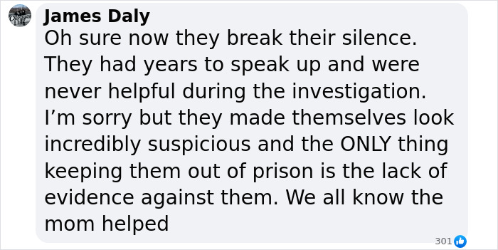 Public comment addresses Brian Laundrie's parents' statement on Gabby Petito documentary.