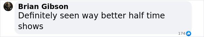 Brian Gibson commenting on Kendrick Lamar's halftime performance, expressing disappointment. Brian Gibson commenting on Kendrick Lamar's halftime performance, expressing disappointment.