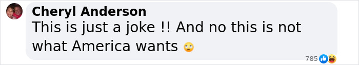Comment criticizing Kendrick Lamar's halftime performance, calling it a joke and saying it's not what America wants. Comment criticizing Kendrick Lamar's halftime performance, calling it a joke and saying it's not what America wants.