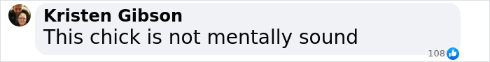 Comment questioning mental soundness related to famous individual, Lily Phillips. Comment questioning mental soundness related to famous individual, Lily Phillips.