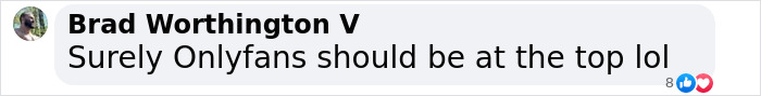 User comments on professions with cheaters, mentioning Onlyfans humorously. User comments on professions with cheaters, mentioning Onlyfans humorously.