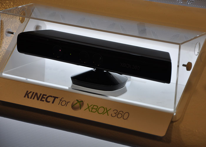Kinect for Xbox 360 on display, highlighting a product that failed despite being good.
