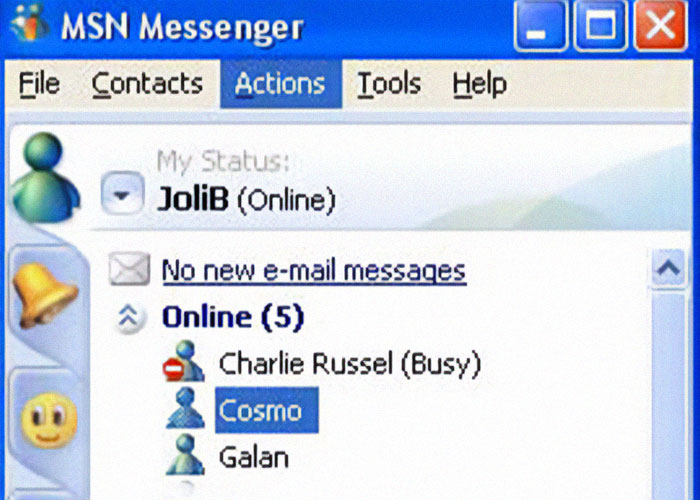 MSN Messenger interface showing online contacts, represents products that were good yet failed.