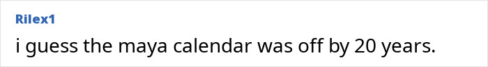 Comment referencing Mayan calendar and asteroid threat in 2032. Comment referencing Mayan calendar and asteroid threat in 2032.