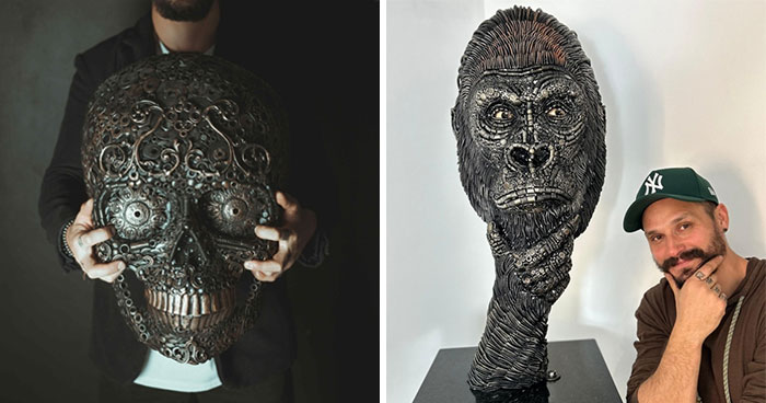 From Scraps To Art: 33 Mesmerizing Metal Sculptures Made By Michel Torres Costa