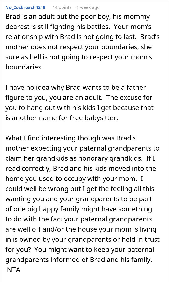 Teen Prioritizes His Mom Over Her New Family, Doesn’t Get Why Everyone’s So Upset Teen Prioritizes His Mom Over Her New Family, Doesn’t Get Why Everyone’s So Upset