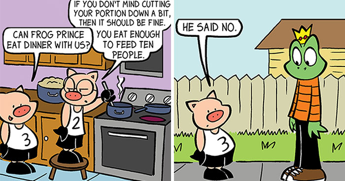 My 20 Comics Showcasing Relationship Disasters From A Pig’s Perspective