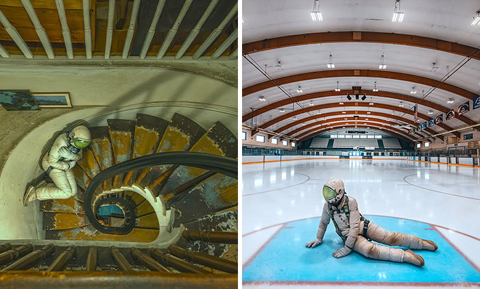 “The Lonely Astronaut”: Capturing Self-Portraits In Decaying, Abandoned Environments (40 Pics)