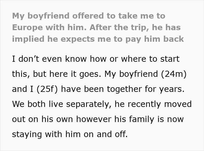 Man Knows GF Is Broke, Makes Her Believe The Trip He&rsquo;s Taking Her On Is On Him And His Family