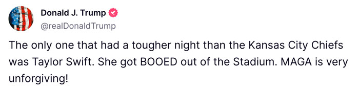 Fans "Figure Out" A Comment Taylor Swift Made As She Was Booed At The Super Bowl