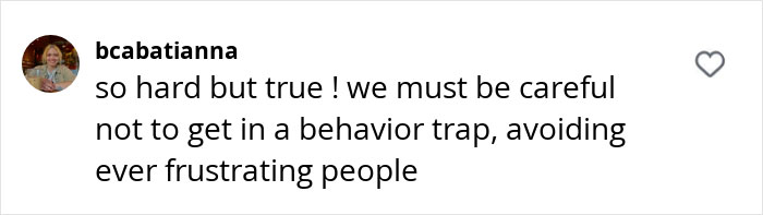 Instagram comment discussing raising entitlement-free kids.