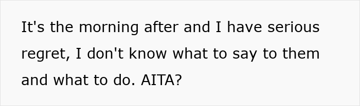 Text message about regret and uncertainty, related to assumptions on sexuality. Text message about regret and uncertainty, related to assumptions on sexuality.