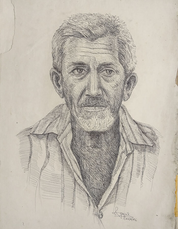 I Created 10 Portraits At Ahmedabad Railway Station