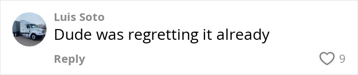 Image comment expressing regret about a wedding photoshoot moment.