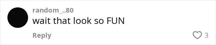Comment expressing excitement about a viral stunt amidst sea foam, receiving three likes. Comment expressing excitement about a viral stunt amidst sea foam, receiving three likes.