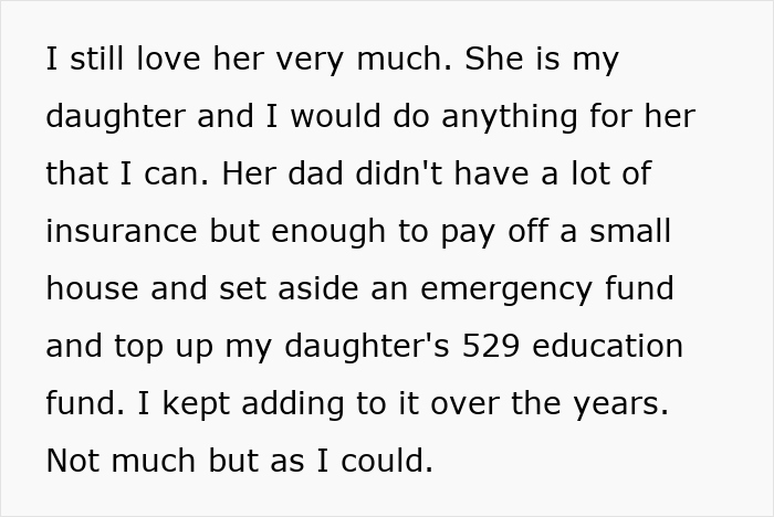 529 education fund description for daughter's university savings impacted by behavior.