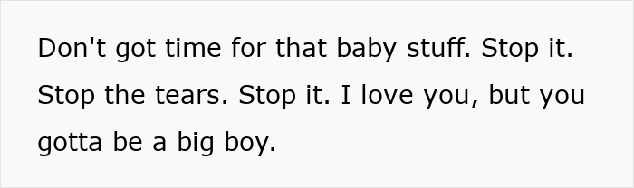 Man Watches Mom Strip Her Son Of His Right To Cry, And He Refuses To Stay Silent Man Watches Mom Strip Her Son Of His Right To Cry, And He Refuses To Stay Silent