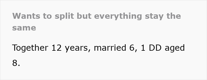Text discussing divorce and relationship dynamics over 12 years with a child. Text discussing divorce and relationship dynamics over 12 years with a child.