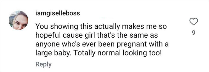 Comment on Ozempic transformation, expressing hope and normalizing excess skin after weight loss.