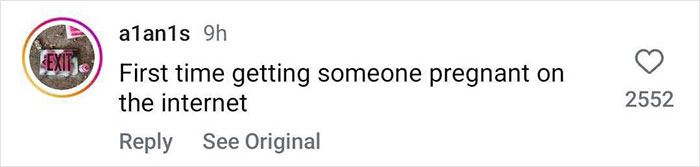 Comment reacting humorously to Bad Bunny's Calvin Klein ad campaign.