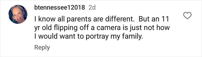 Instagram comment expressing concern over Chris Hemsworth's son's inappropriate photo. Instagram comment expressing concern over Chris Hemsworth's son's inappropriate photo.