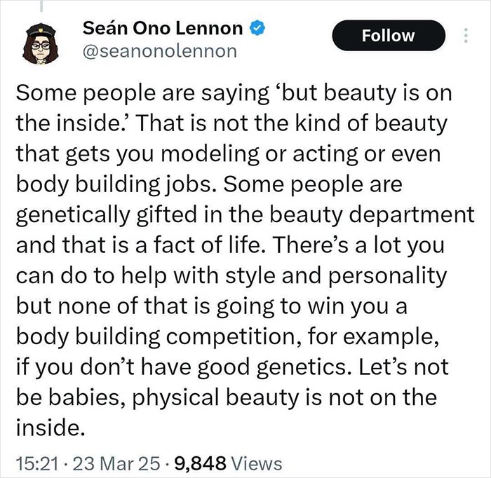 &ldquo;The Audacity Of This Nepo Baby&rdquo;: John Lennon&rsquo;s Son Sparks Debate Over &lsquo;Snow White&rsquo; Cast&rsquo;s Beauty