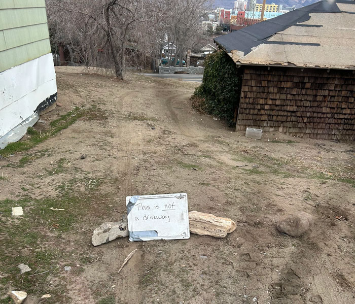 &ldquo;This Is Not A Driveway&rdquo;: Woman Prepares A Boulder-Sized Reality Check For Jerk Neighbors