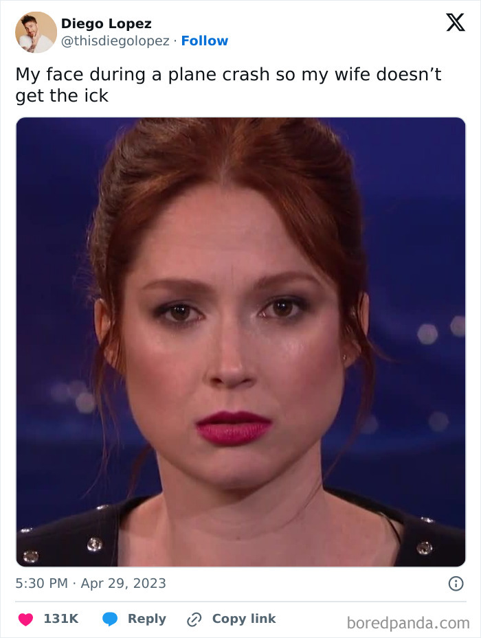 Woman with serious expression; a meme explained in online discussions.