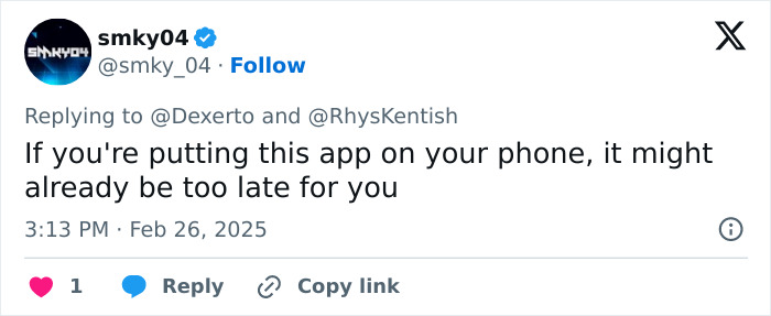 Tweet about controversial app forcing users to touch grass to unblock social media.