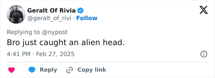 Tweet about deep-sea fisherman encountering 'alien' fish in the ocean.