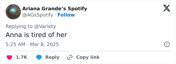 Tweet reacts to Team Baldoni at movie premiere, mentioning Anna Kendrick. Tweet reacts to Team Baldoni at movie premiere, mentioning Anna Kendrick.