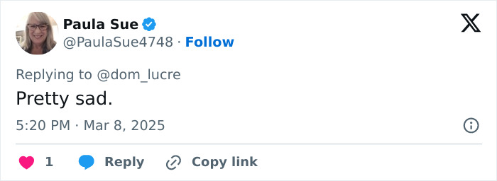 Tweet reply to dom_lucre expresses concern over Jaden Smith's appearance.