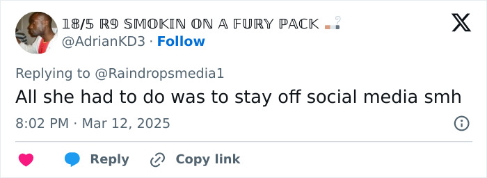 Tweet from AdrianKD3 discussing a viral baton incident involving a star facing an assault charge.