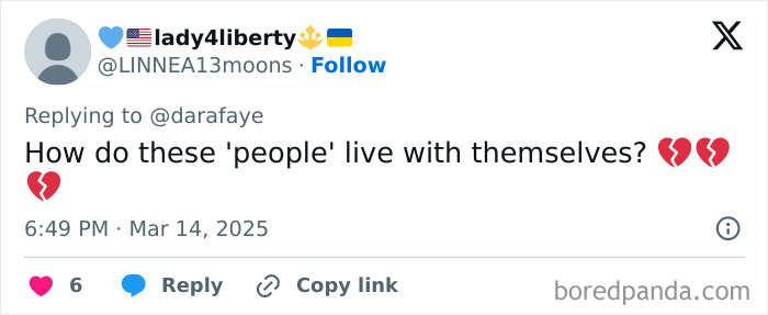 Social media user's reaction to police officer's 6YO daughter forced outside in cold with sign.