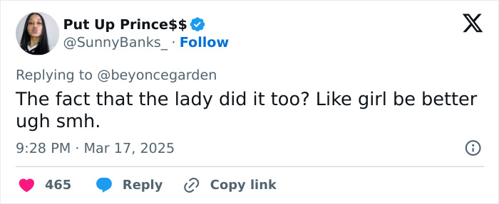 Tweet reacting to a controversial image of male tourists groping a female statue, expressing disbelief and disappointment.