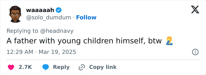 Tweet reacting to Kanye's statement about Beyonc&eacute;'s children, mentioning parenting irony.