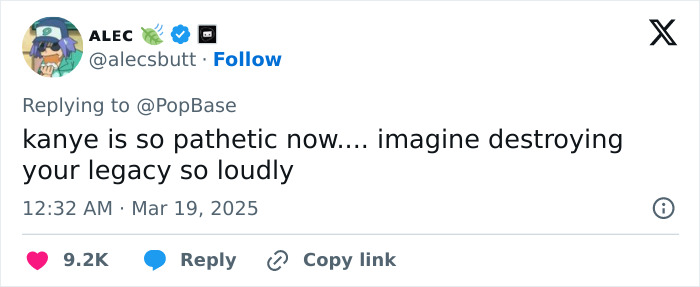 Tweet criticizing Kanye after statement about Beyonc&eacute; and Jay-Z's children, with reactions supporting Beyonc&eacute;.