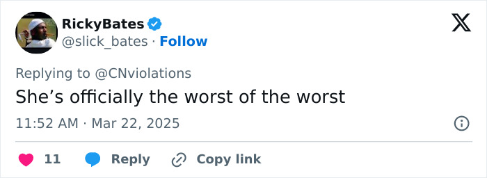 Tweet criticizing Disney&rsquo;s woke Snow White film, March 2025.