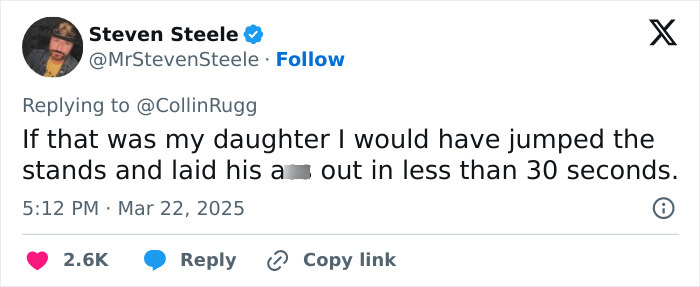 Tweet reacting to high school coach fired for pulling girl's hair during basketball game.