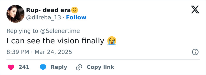 Tweet reaction about Selena Gomez&rsquo;s fianc&eacute; and his views on treating women.