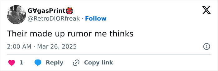 Tweet about rumor involving Gwyneth Paltrow and Meghan Markle feud.