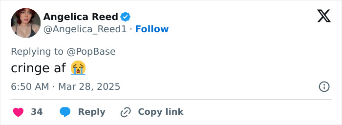 Tweet reacting to men in their "Soft Girl Era," expressing discomfort with a crying emoji.
