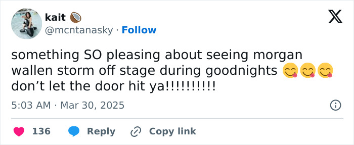 Morgan Wallen divides internet after walking off SNL stage during goodnights, viewer comments with emojis.