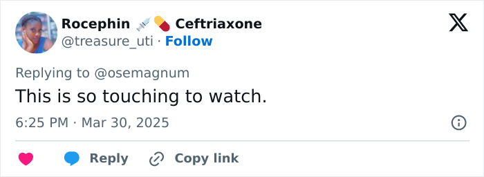 Tweet expressing admiration for nurses risking lives during Myanmar earthquake, calling their actions touching.