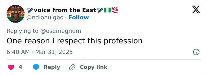 Tweet praising nurses as "angels" for their bravery during Myanmar earthquake, highlighting respect for their profession.