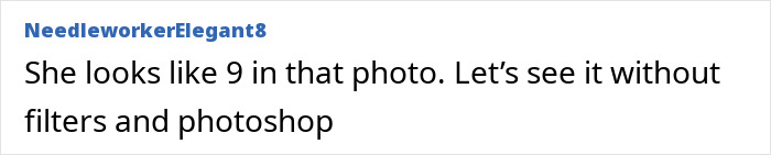 Comment on Madonna's smooth face, questioning use of filters and Photoshop.