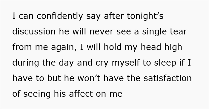 Text discussing a wife's emotional response to her husband's desire for divorce. Text discussing a wife's emotional response to her husband's desire for divorce.