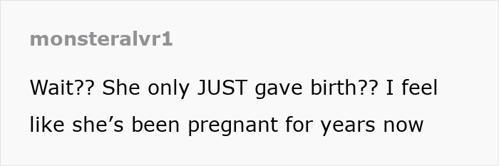 Social media comment humorously reacts to a celebrity birth announcement involving a "celestial seed.