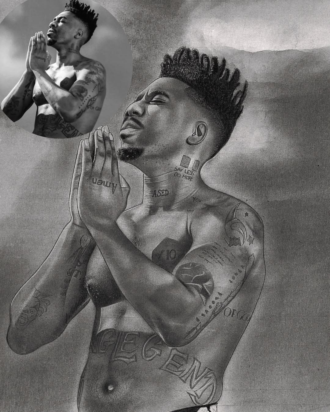 Pencil Drawing Of Dax