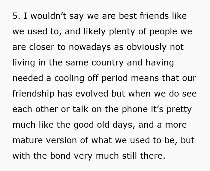 Text discussing friendship challenges and red flags in a wedding scenario. Text discussing friendship challenges and red flags in a wedding scenario.